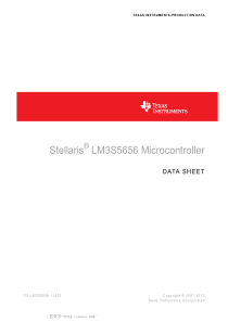 LM3S5656-IQR80-C3T系列 规格书,Datasheet 资料