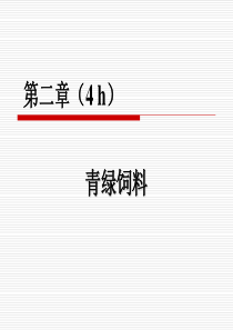 幻灯02：第二章：青绿饲料