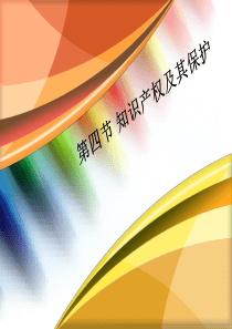 第四节-知识产权及其保护