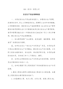 安全生产资金保障制度-.--