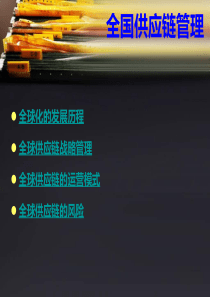 跨国公司供应链管理