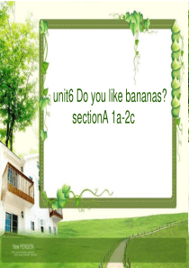 人教版七年级英语上册第六单元第一课时课件