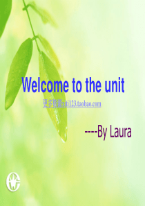 高二英语牛津英语模块5 Unit3 Welcome to the unit
