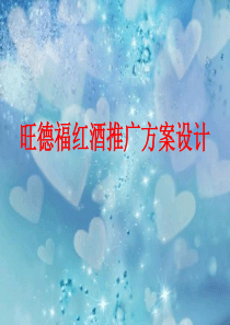 旺德福红酒推广方案设计11