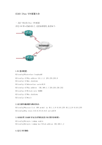 CISCO-IPsec-VPN配置大全