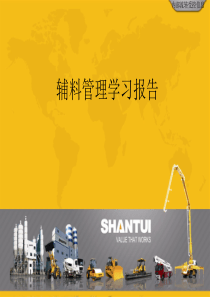 辅料统计管理汇报