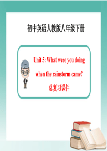 (秀秀)新人教版英语八年级下册Unit5-总复习课件