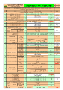 气体、蒸汽、压缩机贮罐安全阀计算