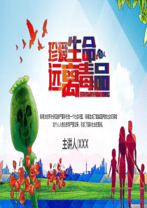 禁毒宣传教育预防毒品世界禁毒日PPT