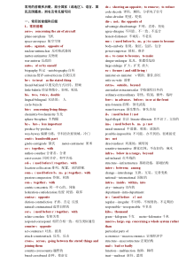 2020年新编考研英语大纲附录1、2后缀常用词汇名师精品资料
