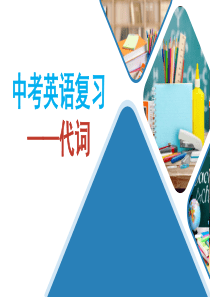 中考复习——代词