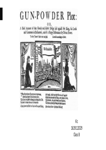 火药阴谋 the Gunpowder Plot