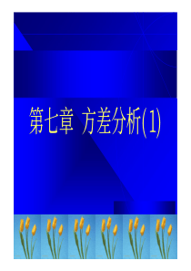 60第7章_方差分析(1)