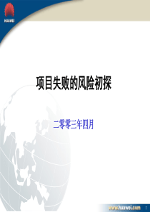 管理-培训-项目管理-华为项目管理培训(22)