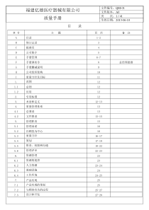 质量手册-正文