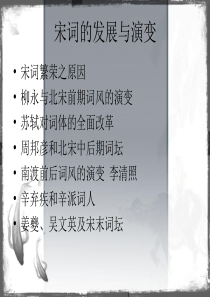 北宋词的发展——中国古代文学史