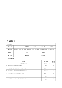 岗位说明书-研发经理