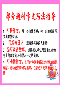 人教小学四年级上册作文总复习.ppt