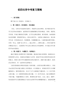 2015年九年级化学总复习计划