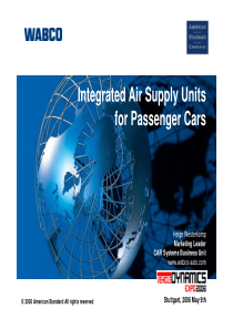 Integrated air supply for rear axle air suspension
