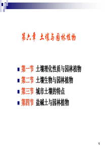 第六章_土壤与园林植物
