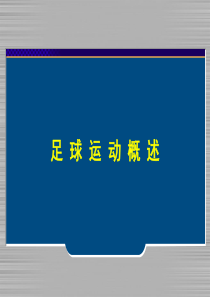 足球运动概述.