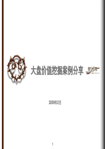 大盘价值挖掘案例分享(星河湾)2009