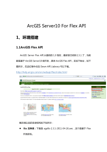 arcgis server Flex开发入门