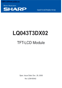 LQ043T3DX02中文资料