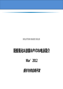 阳极氧化&涂装&PVD&电泳简介