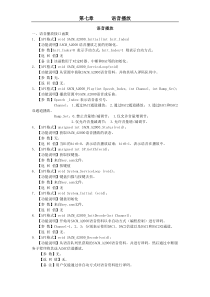 凌阳61板学习之七——语音播放