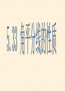 5.33角平分线的性质