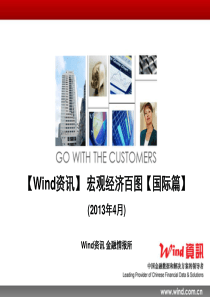 【Wind资讯】宏观经济百图：国际篇(2013年4月)