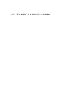 项目评估报告
