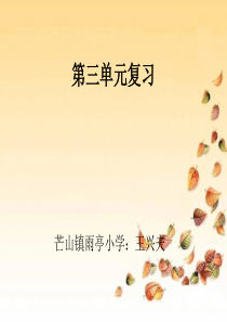 北师大版三年级下册数学第三单元复习