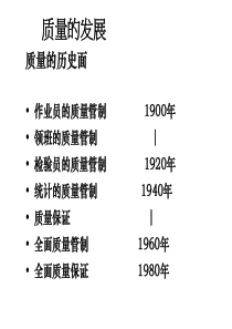 品质管理的观念-品质管理的观念