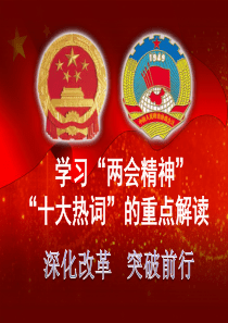 2015全国两会精神学习,十大热词的重点解读