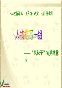 “风辣子”初见林黛玉PPT