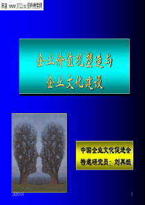 企业价值观塑造与企业文化建设
