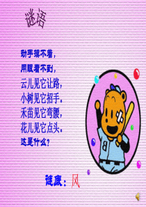 36人教版二年级语文下册《画风》PPT课件