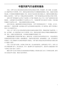 中国天然气行业研究报告