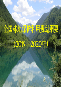 林地保护利用规划-71页PPT文档