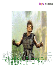 生存者游戏启示