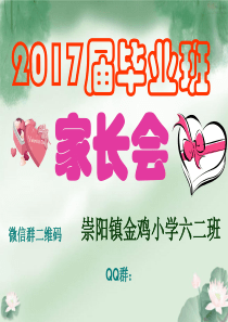 63六年级毕业班家长会PPT