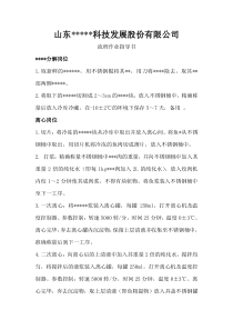 流程作业指导书