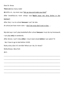 初一英语四单元