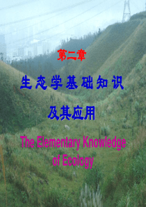 第二章-生态学基础
