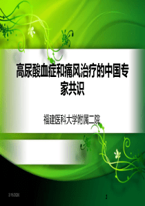 高尿酸血症和痛风指南