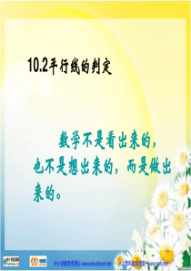 沪科版七下10.2《平行线的判定》ppt课件