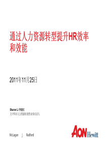 翰威特联手麦肯锡国际视野下的人力资源商业战略与盈利摩天轮人才复制